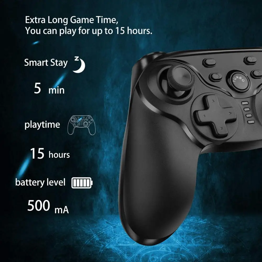 Беспроводной контроллер NS Bluetooth Pro джойстик с дистанционным управлением для Nintendo