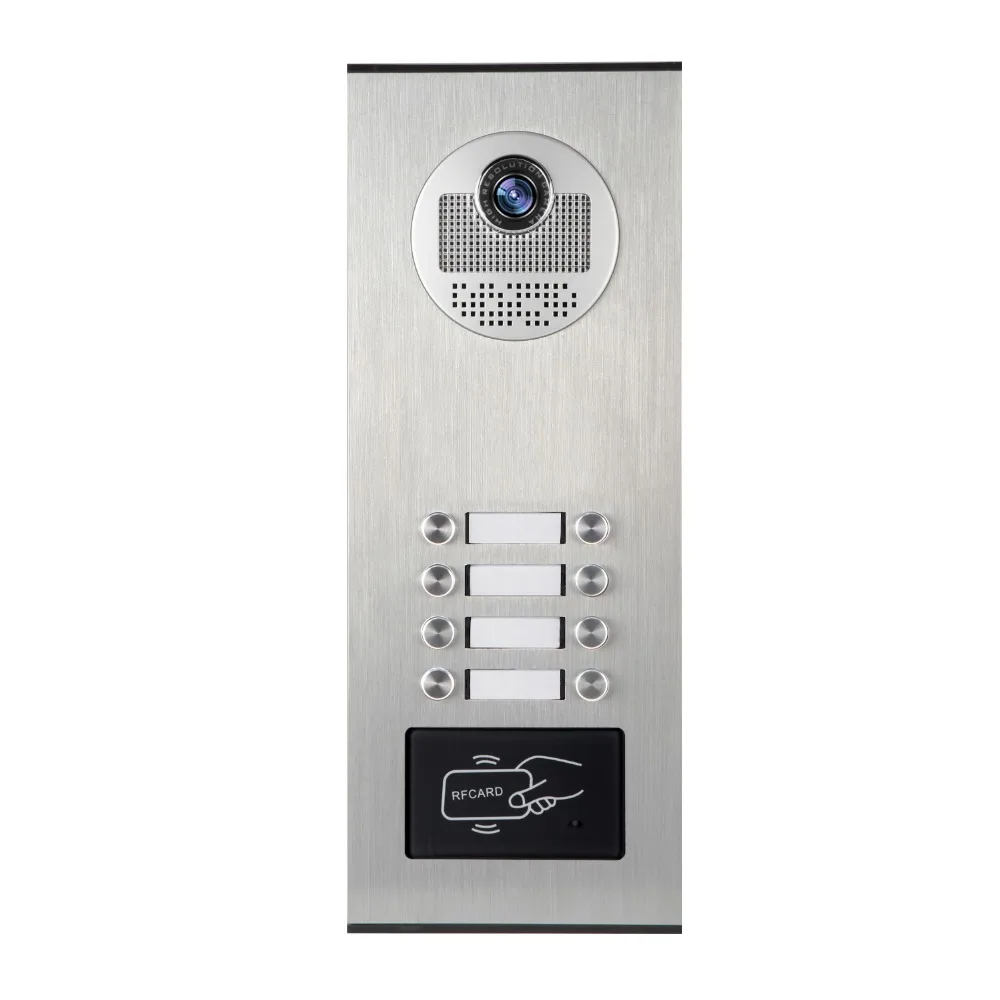 Yobangбезопасности RFID Контроль доступа ИК камера 7 дюймов монитор видеодомофон дверной звонок дверь телефон визуальный Домашний домофон