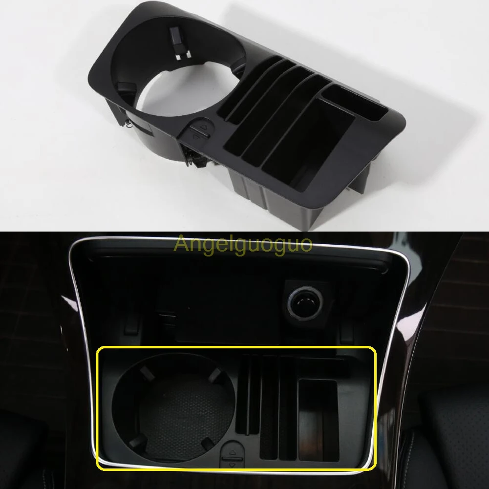 

Angelguoguo Car central storage box cup holder for Mercedes Benz C class W205 GLC Class X253 E Class W213