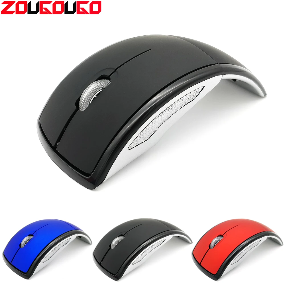 

USB Wireless Mouse 2.4G Computer Mouse Foldable Travel Notebook Mute Mouse Mini Mice USB Nano Receiver for Laptop PC Desktop