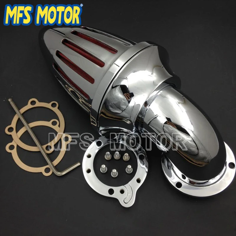 

Motorcycle Air Cleaner intake filter kits for Harley S&S custom CV EVO XL Sportster CHROME