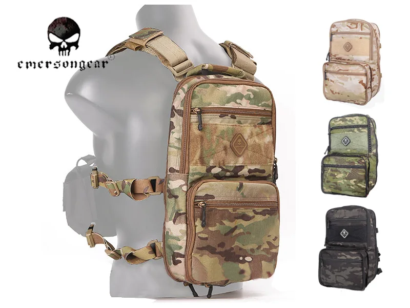 

Emerson Tactical Backpack Hydration Backpack Molle Pouch Military Multipurpose Travel Multi-purpose Shoulder Bag EM9324