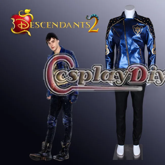Косплэй diy потомки 2 King бен Косплэй костюм куртка пальто для взрослых мужские мальчиков Детский костюм для вечеринок L320