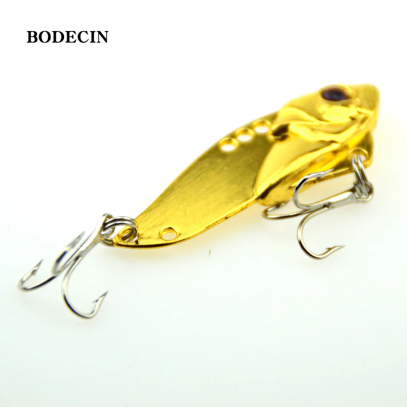Fishing Lure Wobblers Metal VIB Sequins Baits 4pcs 5CM 10.8G Tackle Pesca Fish Lures Wobbler Vibration Hard Bait Crankbait Bass (1)