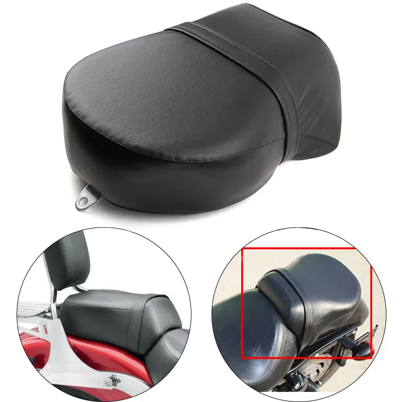 Скидка Для Harley Davidson Sportster XL 883 1200 XL1200 чехол на заднее сиденье Подушка Кожаная подушка Мотоциклетные аксессуары для пассажирского сиденья