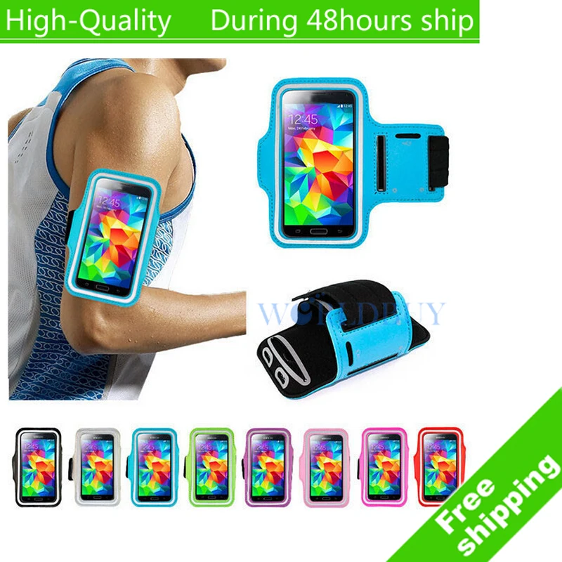 Goedkoop Voor iphone 7 iphone 7 8 plus iphone 7 iphone 6 6 s 6 plus i5 i5s SE I4 I4S Outdoor Sport armband Gym Jogging Bag Case