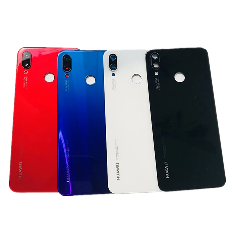 huawei P Smart+ Задняя батарея корпус Стекло huawei Nova 3i P Smart Plus задняя батарея Дверь Repalcement запасные части