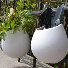 Керамические горшки для цветов посадочные декоративные вазы настенный ваза керамический горшок держатель украшение дома садовые украшения пера DIY pot