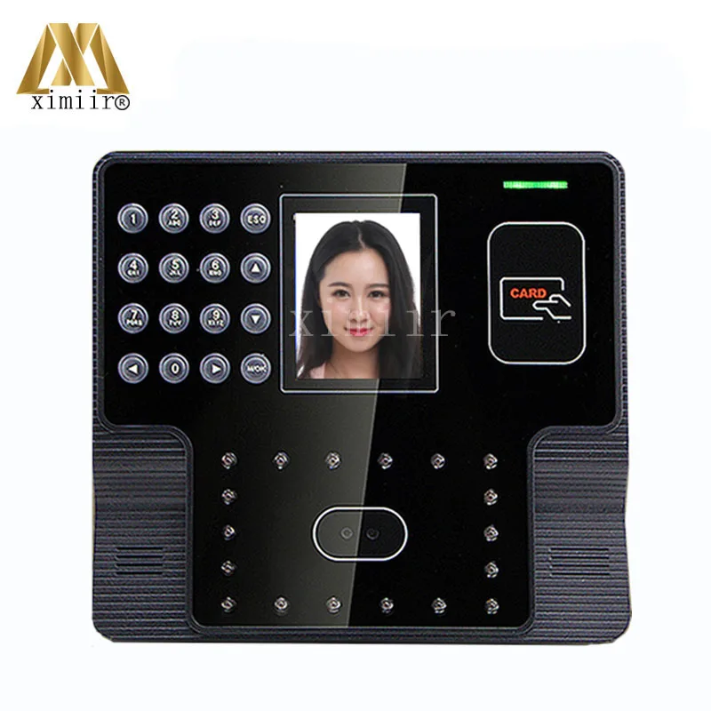 

Biometric face recognition employee attendance management system face and EM card reader time attendance machine iface101