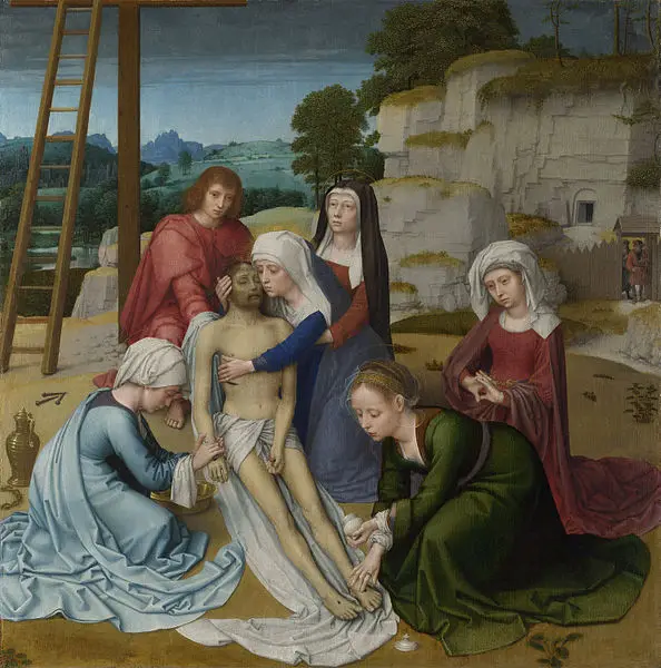 Хорошее домашнее настенное художественное украшение # Dutch Netherland Gerard David The lamentation