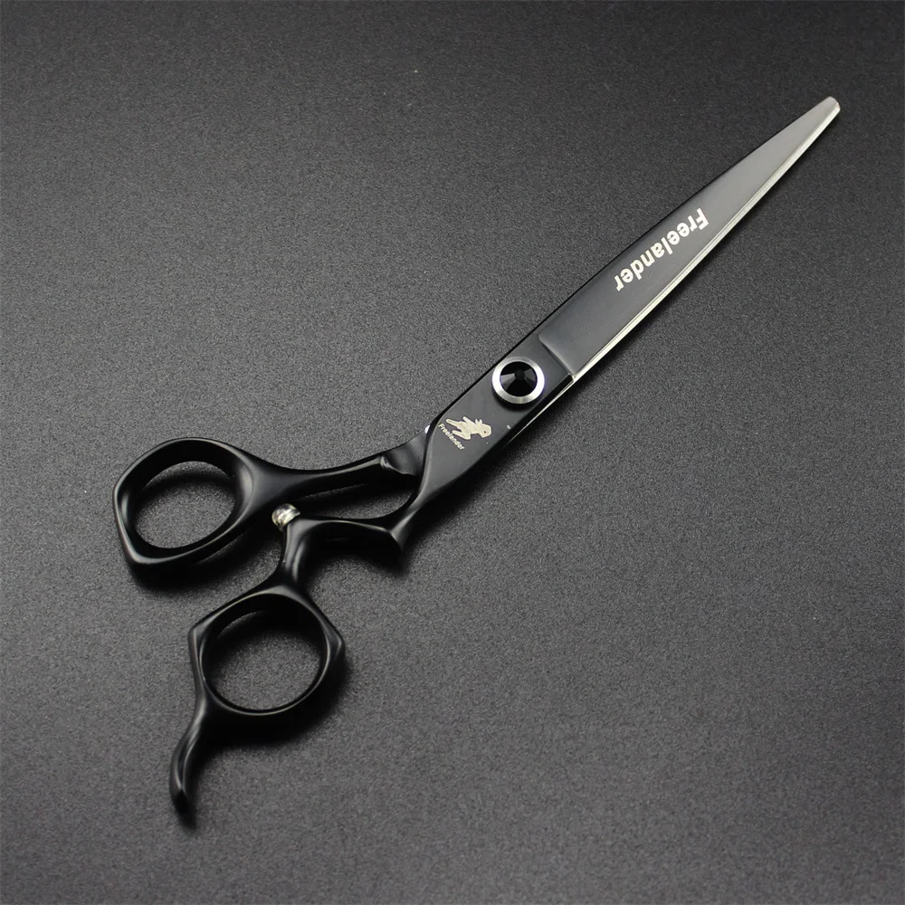 7 дюймов JP440C Зоосалон ножницы комплект Профессиональные ножницы для стрижки волос и изогнутые ножницы и филировочные ножницы для домашних животных