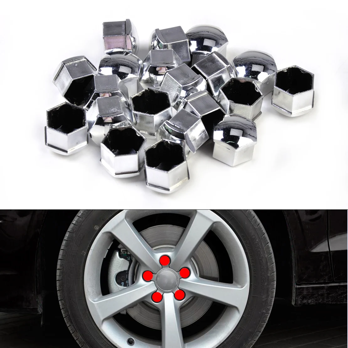 AUDI VW SEAT SKODA Alloy Wheel Bolt Nut Caps Covers NEW!!! Tool GENUINE!!