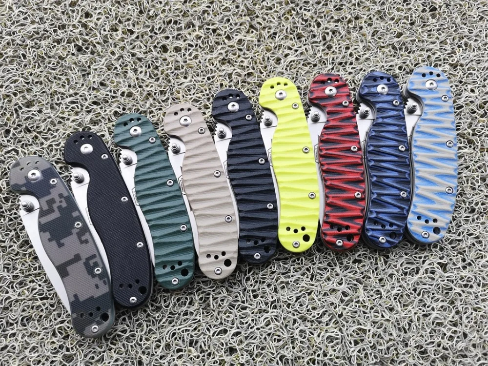 

2018 JIAHENG F3 C81 Floding knife rat2 A variety of styles AUS-8 blade G10 handle outdoor survival hunting camping tool