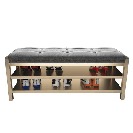 

Stools & Ottomans Living Room Furniture Home Furniture iron stool shoe storage stool sofa bench shoe bench tabouret ottoman sale