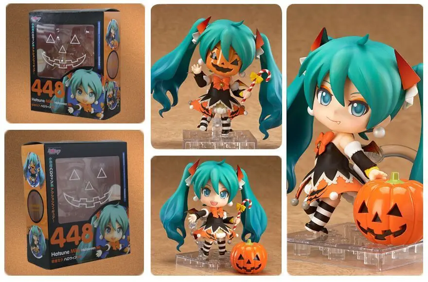 Anime Hatsune Miku Halloween Nendoroid 448 Pvc Action Figure