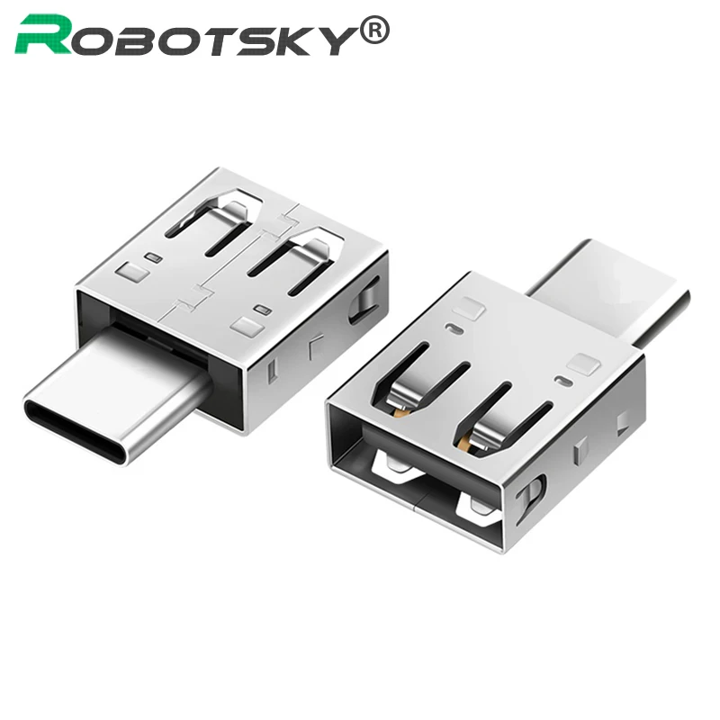 USB 2.0 to Type c OTG adapter for Xiaomi Oneplus LG Nexus 5X 6P Phone type-c accessories Connector Alumium