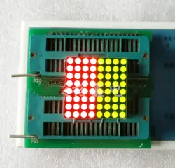 10 шт. 3 мм 8x8 красный зеленый двухцветный общий катод/анод 32*32 светодиодный матричные Цифровой пробки светодиодный Дисплей модуль