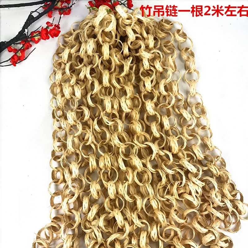room divider screen hand-woven bamboo curtain hanging decoration 10Pcs for kindergarten farmhouse music area corner partition