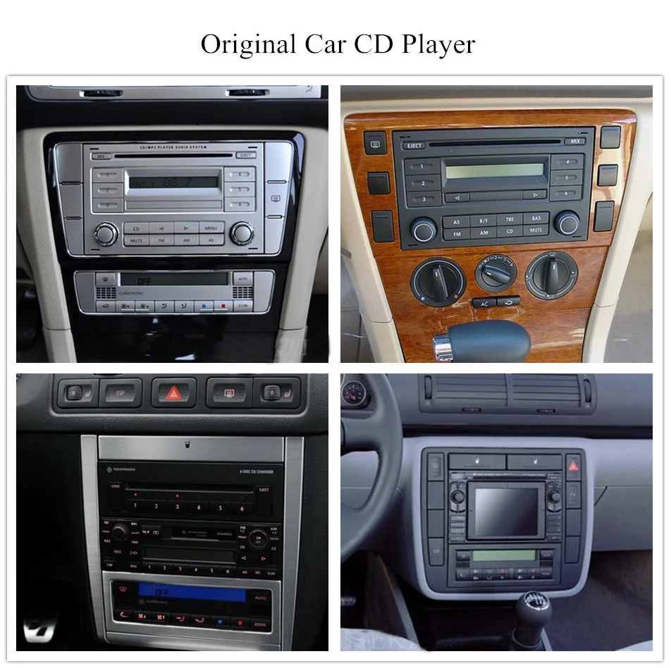 Perfect NaviFly Android 8.1 1024*600 Car dvd Player radio audio for Volkswagen Golf4 T4 Passat B5 Sharan GPS Navi WIFI BT SD USB 4