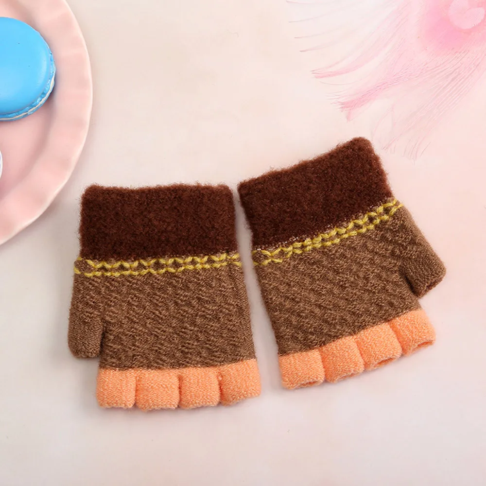 TELOTUNY/ г.; модные зимние теплые варежки с мультяшным принтом для малышей; перчатки; IU20