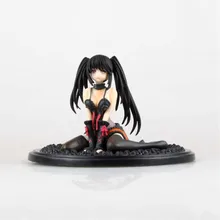 Anime Cartoon figurita fecha A vivo Tokisaki Kurumi Sexy figura Juguetes de PVC figura de acción coleccionable modelo Juguetes de la muñeca Sexy