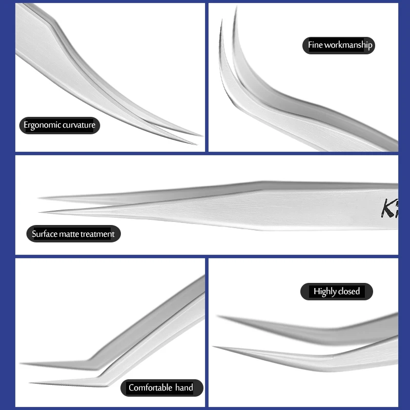 Накладные ресницы пинцеты ресницы для наращивания пинцет анти-Кислотный ультра точный нержавеющийпинцет для ресниц ресницы 2д пинцеты ветус