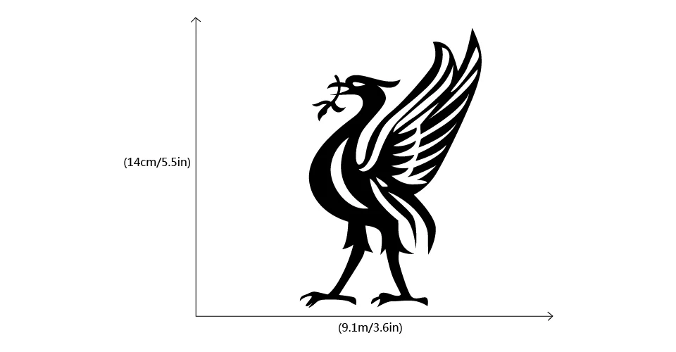 natural style liver bird switch sticker cartoon liverbird vinyl wall