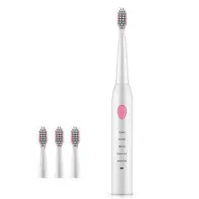 Мягкие электрические зубные щетки очищающий, отбеливающий зубные щетки уход за зубами