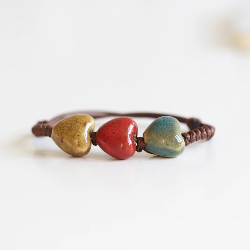 

Shangquan Factory Wholesale Handmade Ceramic Beads Bracelets Charm Gift Women' Bracelet Fashion Jewelry Free Shipping YLC44