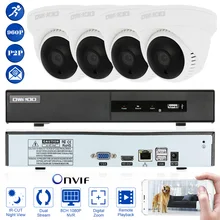 OWSOO 8CH CCTV Камера Системы P2P Полный 1080 P сетевой видеорегистратор, ip-камеры ONVIF(Камера HD 960 P ночного видения купольная кабель для камеры CCTV Системы комплект
