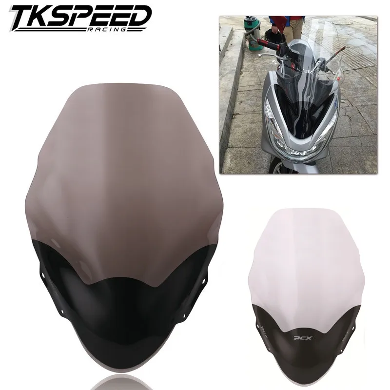 Лобовое стекло мотоцикла ABS ветровые дефлекторы ветрового стекла для Honda PCX125 150 2013