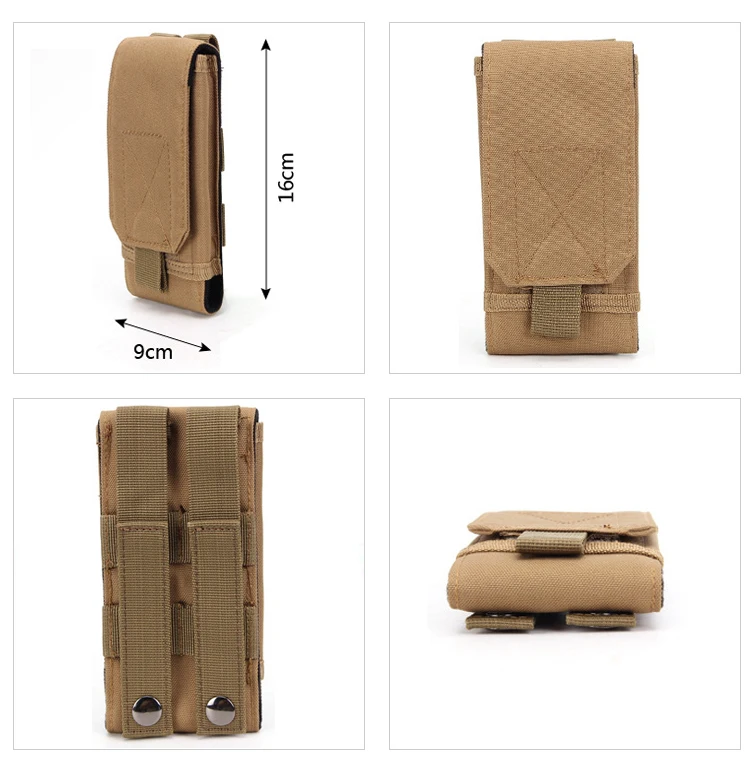 Quân Đội ngoài trời Camo Ngụy Trang Túi Xách Tay Hook Vòng Belt Pouch Case cho Di Động Điện Thoại Di Động iPhone 5/SE/6/6 S/7 Cộng Với Samsung vv. peel case