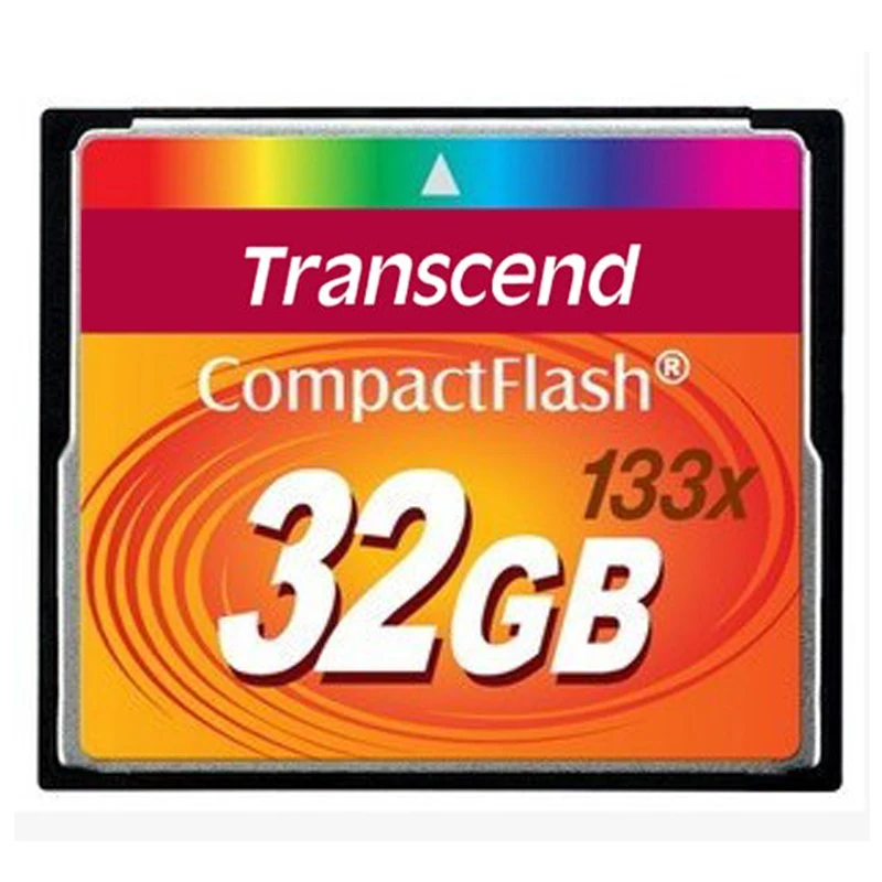 Карта памяти Transcend 64GB CF 32GB 16GB высокоскоростная профессиональная карта CF 133x8 GB 4GB компактная вспышка для DSLR камеры HD 3D видео - Емкость: 32 Гб