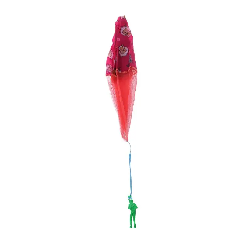 Дети стороны бросали парашют игрушка с парашютом рисунок Солдат открытый играть в игры - Цвет: 02 Without Light