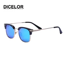 DICELOR Marca Diseñador Mujeres y Hombre gafas de Sol de Espejo Reflectante de Revestimiento Gafas de Sol Todas correspondan Gafas Gafas gafas de sol mujer