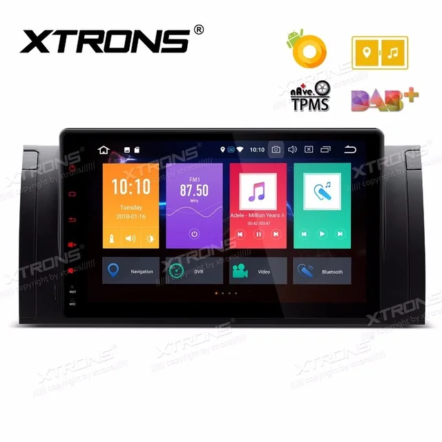 Excellent 9" Android 8.0 OS Car Multimedia GPS Radio for BMW X5 E53 1999-2006 & E39 M5 1999-2003 & E39 1995-2003 with 4GB RAM 32GB ROM 1