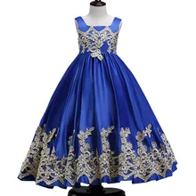 Высокое качество; детское нарядное платье с вышивкой; платья для первого причастия для девочек; бальное платье для девочек; одежда для детей; костюм для малышей