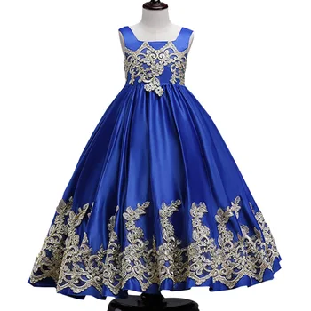 

2020 High quality embroidery Child party dress first communion dresses for girls ball gown for girls children clothing Vestidos