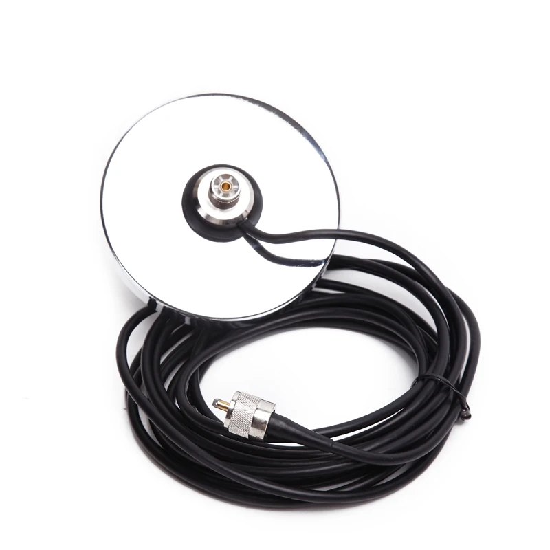 Nb-120 плоское дно сильное магнитное крепление (диаметр основания: 12 см) черный/серебристый 5 м коаксиальный кабель для Мобильное радио машины