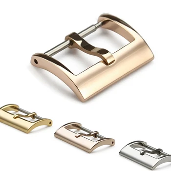 

iStrap 316L Stainless Steel Watch Buckle 10mm 12mm 14mm 16mm 18mm 20mm Clasp for Omega Tissort or Others Watch Strap