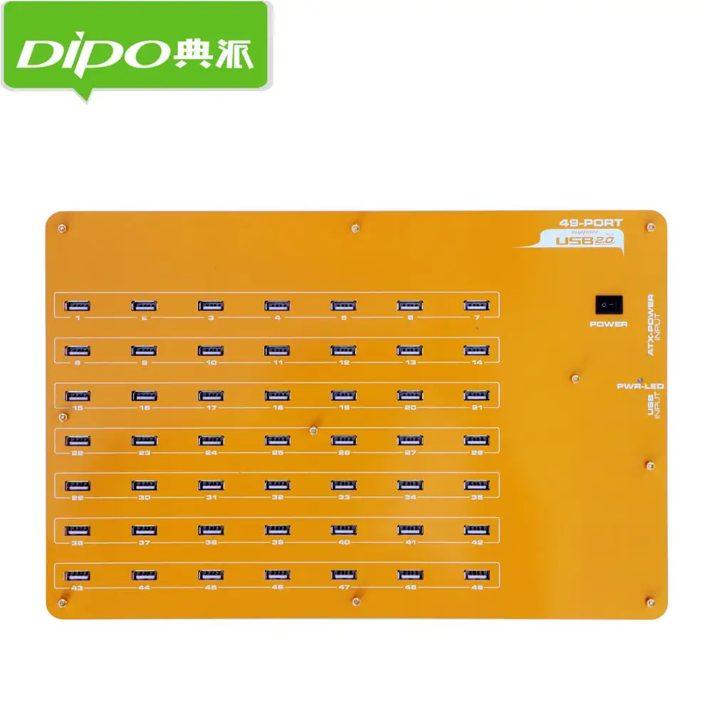  Puerto DIPO 49 usb hub carga o transferencia de datos 20 puertos cubos por la alimentación PSU para