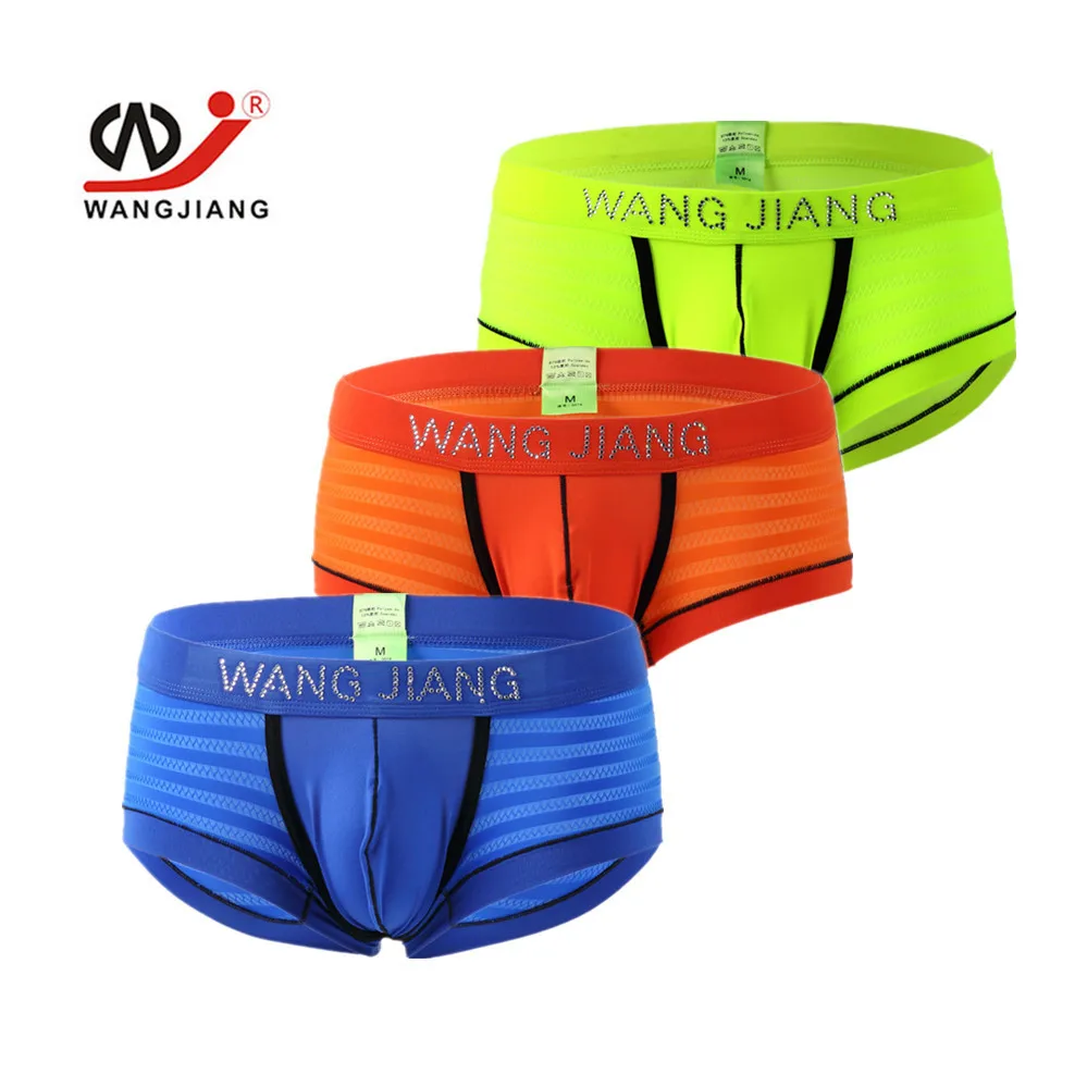 3 PACK Seamless Underwear Mens Underwear Trunks Sexy Wear Brave Person