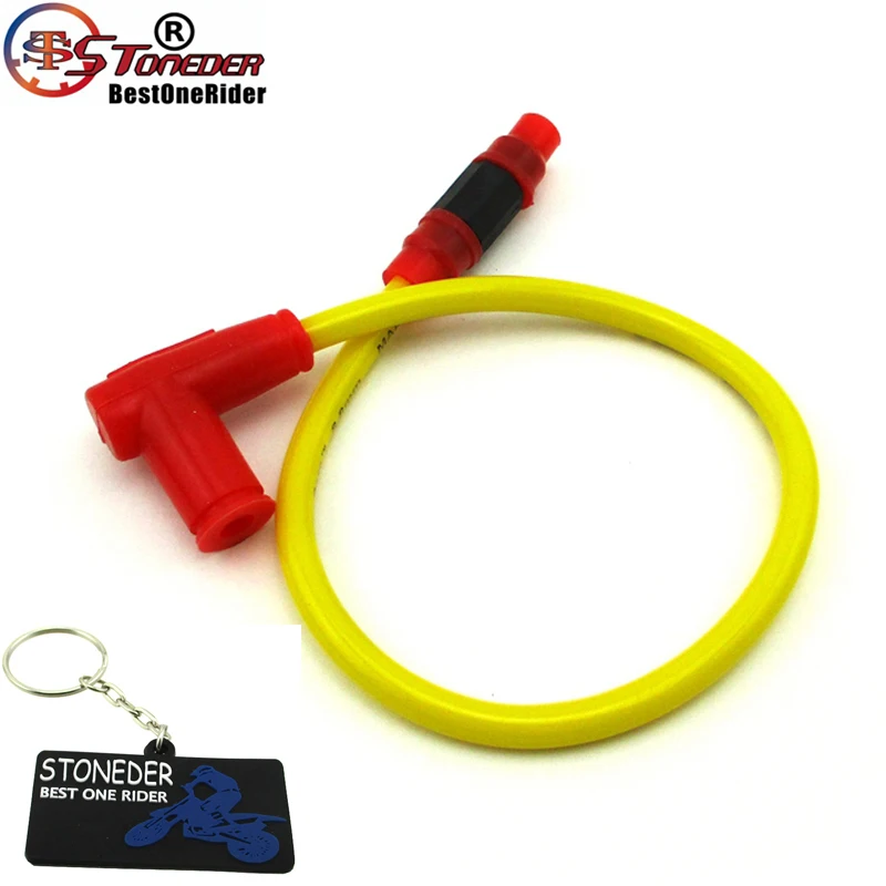 

STONEDER 8.8mm Twin Core Race Power Cable Ignition Coil For ATV Dirt Pit Bike Moped Scooter Motorcycle
