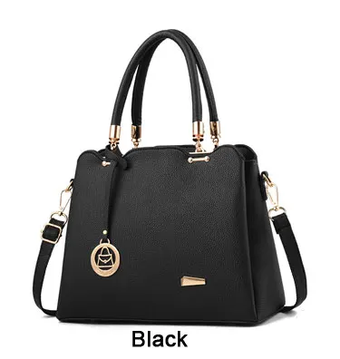 black leather designer bag