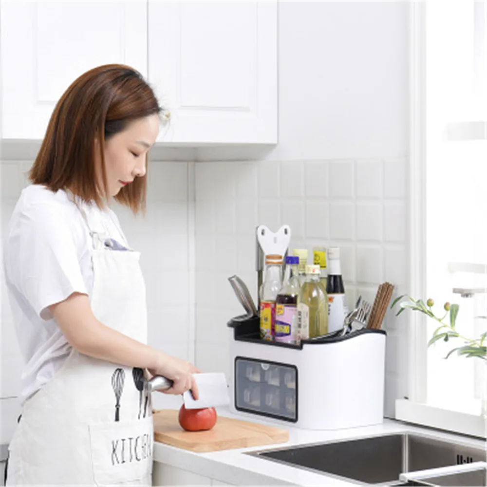 Домашний кухонный Организатор Многофункциональная кухонная полка для хранения