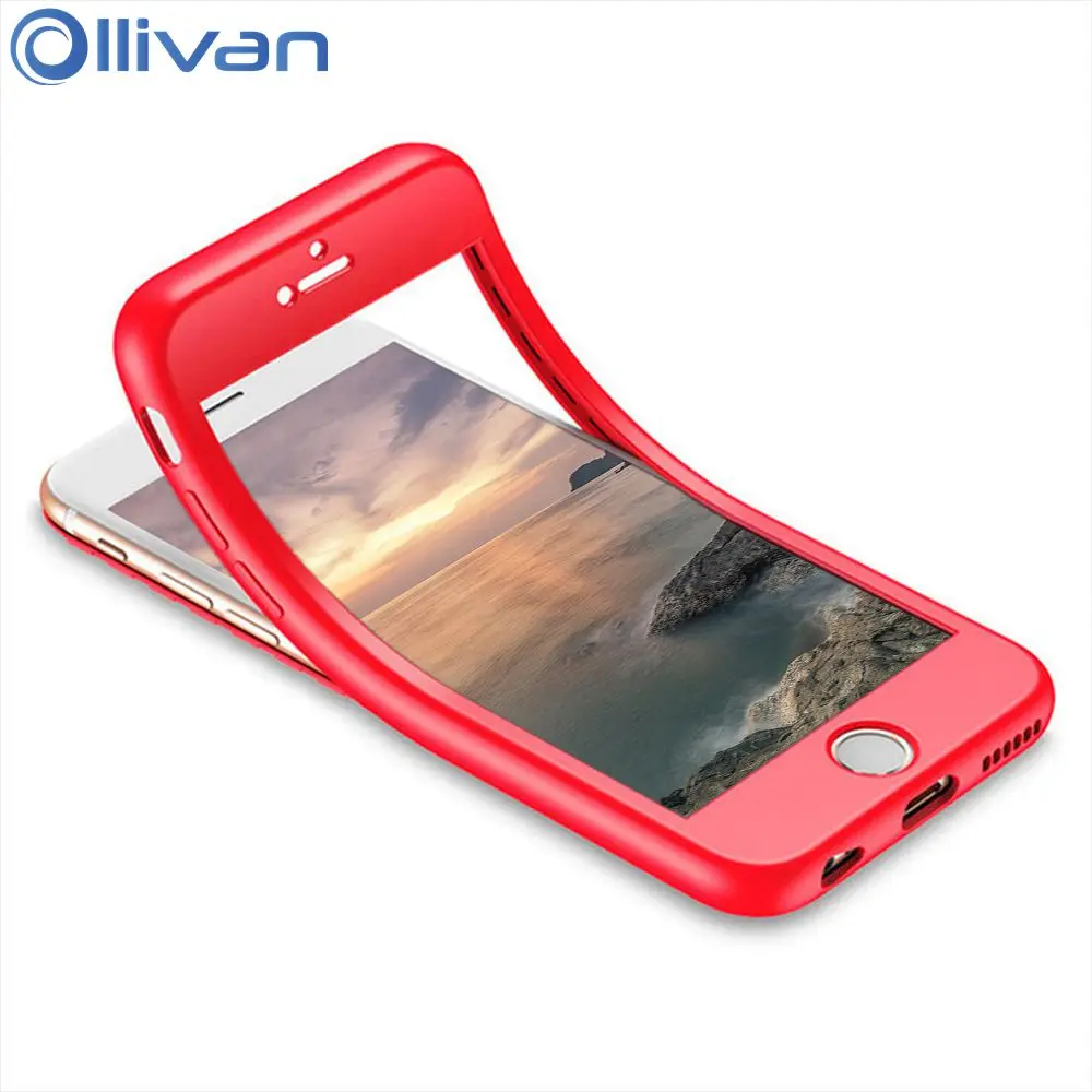 360 Full Cover Case For Xiaomi Redmi Note 7 Case TPU Silicone Cover For Xiaomi Mi 8 A1 A2 Lite Redmi Note 7 6 5 Pro 4X S2 5A 6A