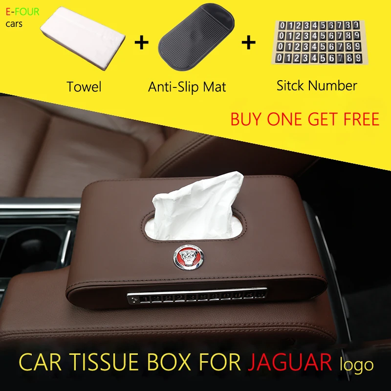 

E-FOUR Leather Tissue Box Car Custom Tissue Box Holder High Class Table Decoration Magnetic Tissue Box Cover Decoupage Paper Car
