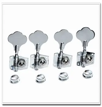 

New Bass Guitar Machine Heads Knobs Tuners Tuning Pegs Tuners Guitar Parts 4PCS