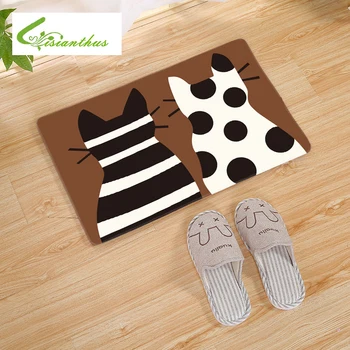 

Doormat Carpets Cartoon Cats Print Mats Floor Kitchen Bathroom Rugs Non-Slip Carpet Room Pad Floor Mat Home Floor Mats