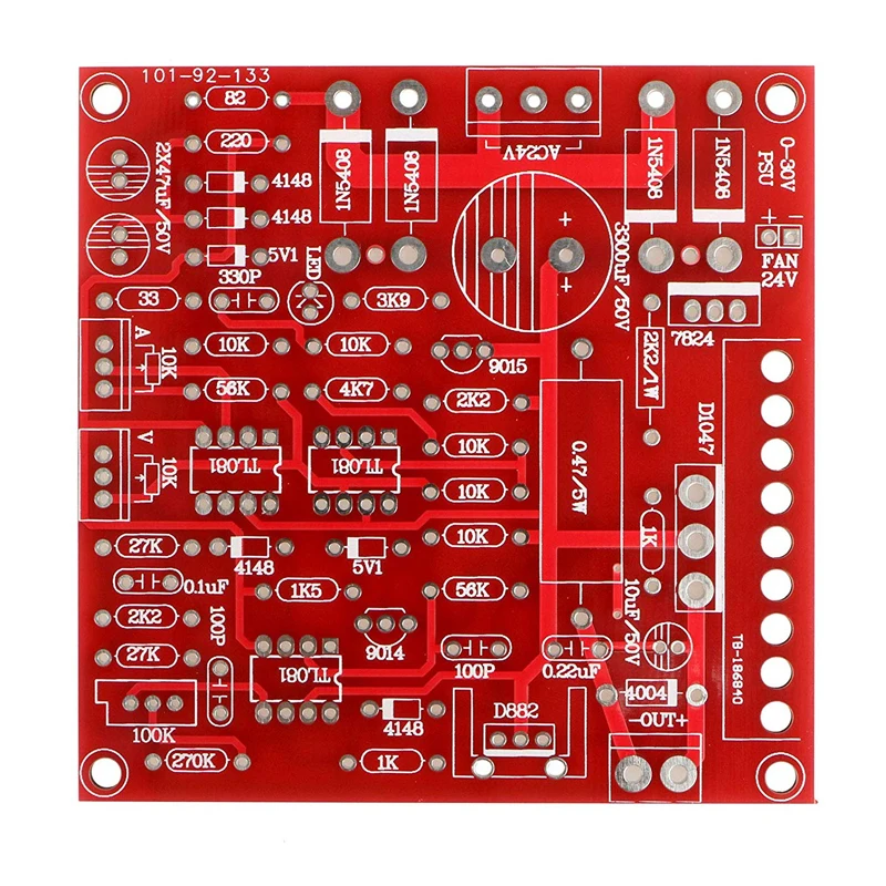 0-30 в 2mA-3A DC Регулируемый источник питания DIY Kit непрерывно регулируемый ток ограничение защиты для школьного образования лаборатории